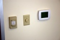 construction, wiring, cable, electric, finish out, light dimmer, thermostat, environmental control
