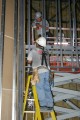 construction, crew, interior, insulation, walls, painting