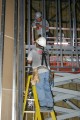 construction, crew, interior, insulation, walls, painting