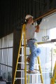 construction, crew, interior, insulation, walls, painting