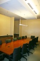 construction, conference table, indirect light, chairs