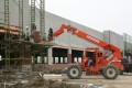 construction, masonry, brick, layer, mortar, trowel, scaffold