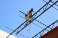 construction, tilt-up construction, tiltwall,panel, braces, steel, metal, joists, beams, crane