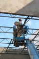 construction, tilt-up construction, tiltwall,panel, braces, steel, metal, joists, beams, crane