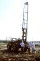 construction, sitework, site preparation, dirt work, land, core sample, driller, ground work, water injection