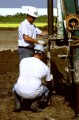 construction, sitework, site preparation, dirt work, land, bulldozer, core sample, driller, ground work, water injection