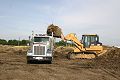 construction, sitework, site preparation, dirt work, land, dump truck, bulldozer, ground work