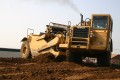 construction, sitework, preparation, track excavator hoe