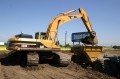 construction, sitework, site preparation, dirt work, land, dump truck, excavator, ground work