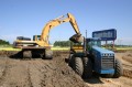 construction, sitework, site preparation, dirt work, land, dump truck, excavator, ground work