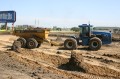 construction, sitework, site preparation, dirt work, land, dump truck, tractor, ground work