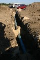 construction, sitework, trench, dig, pipe, water, sewer