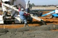 construction, tilt-up construction, tiltwall, panel, concrete, pour, cement truck