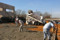 construction, tilt-up construction, tiltwall, panel, concrete, pour, cement truck
