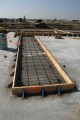 construction, tilt-up construction, forms, wood, cut, slab, bracket, embed, insert, rebar