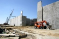 construction, tilt-up construction, tiltwall, panel, interior, walls, metal, beams, joists, crane